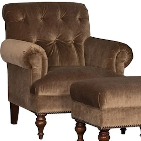 Tufted Back Chair